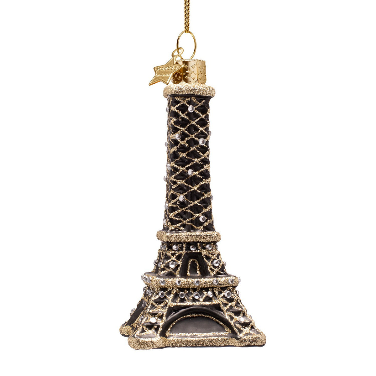Black Eiffel Tower Ornament