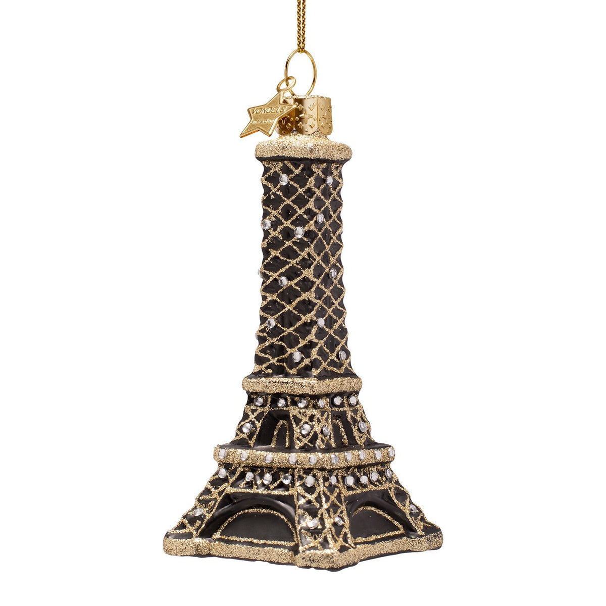 Black Eiffel Tower Ornament