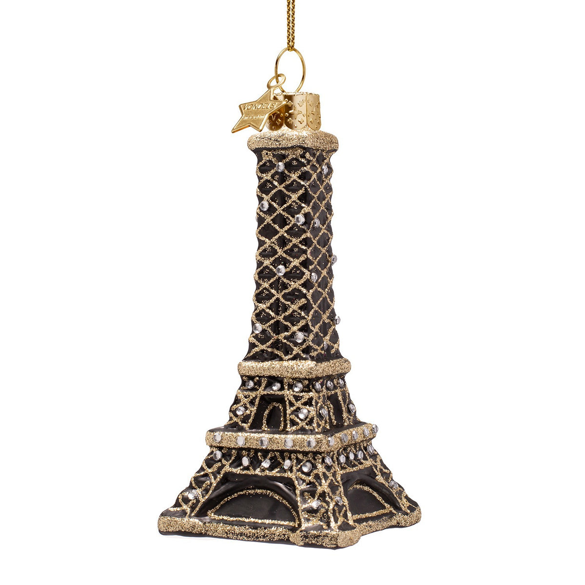 Black Eiffel Tower Ornament