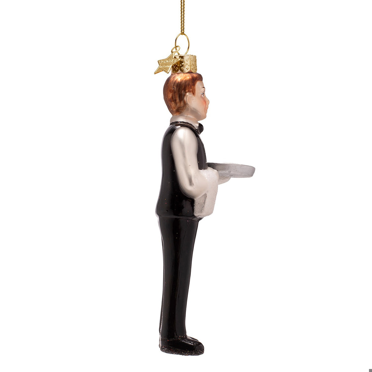 Waiter With Cocktail Ornament