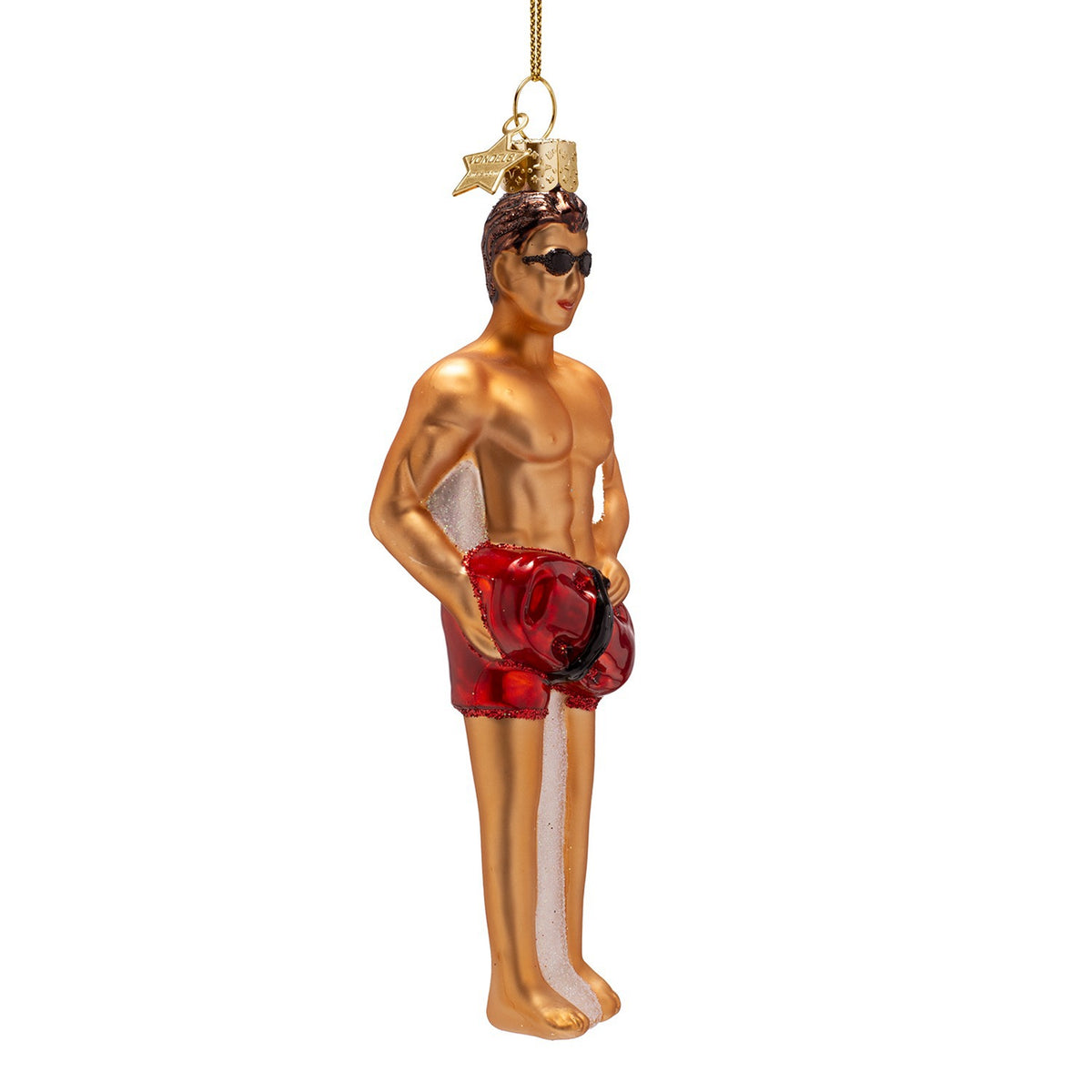 Male Lifeguard Ornament
