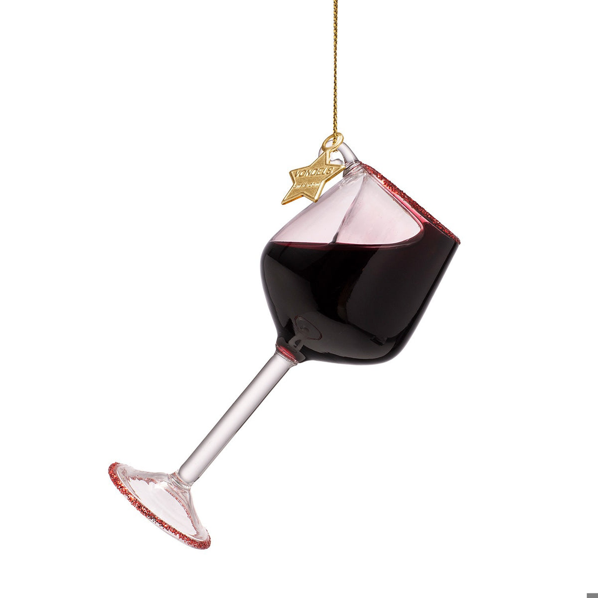 Red Wine Glass Ornament
