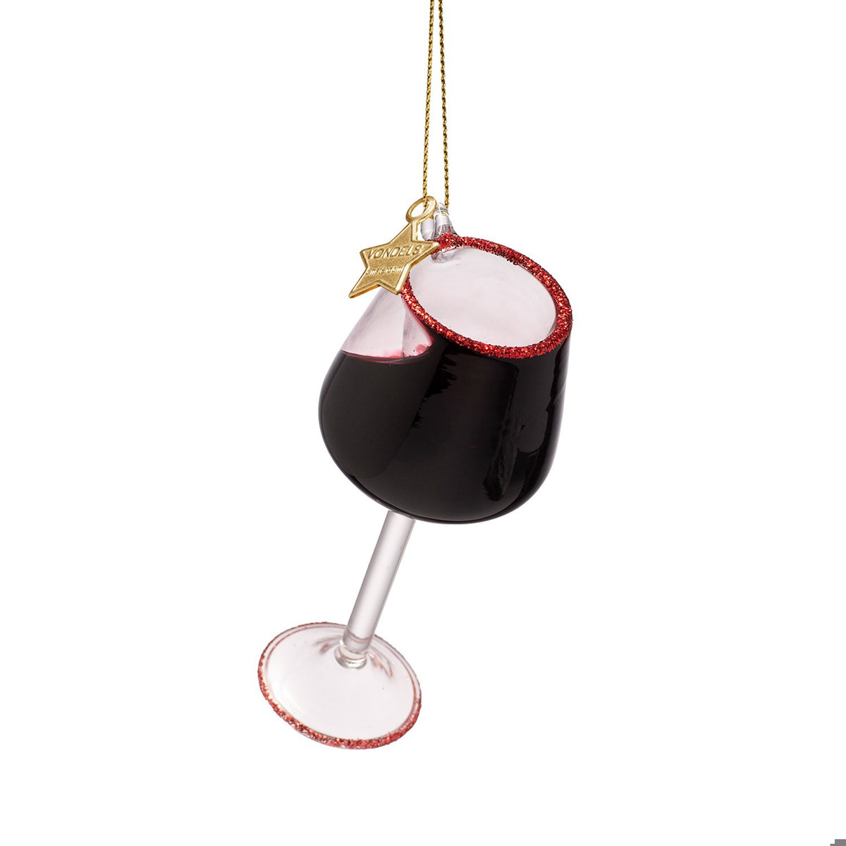 Red Wine Glass Ornament