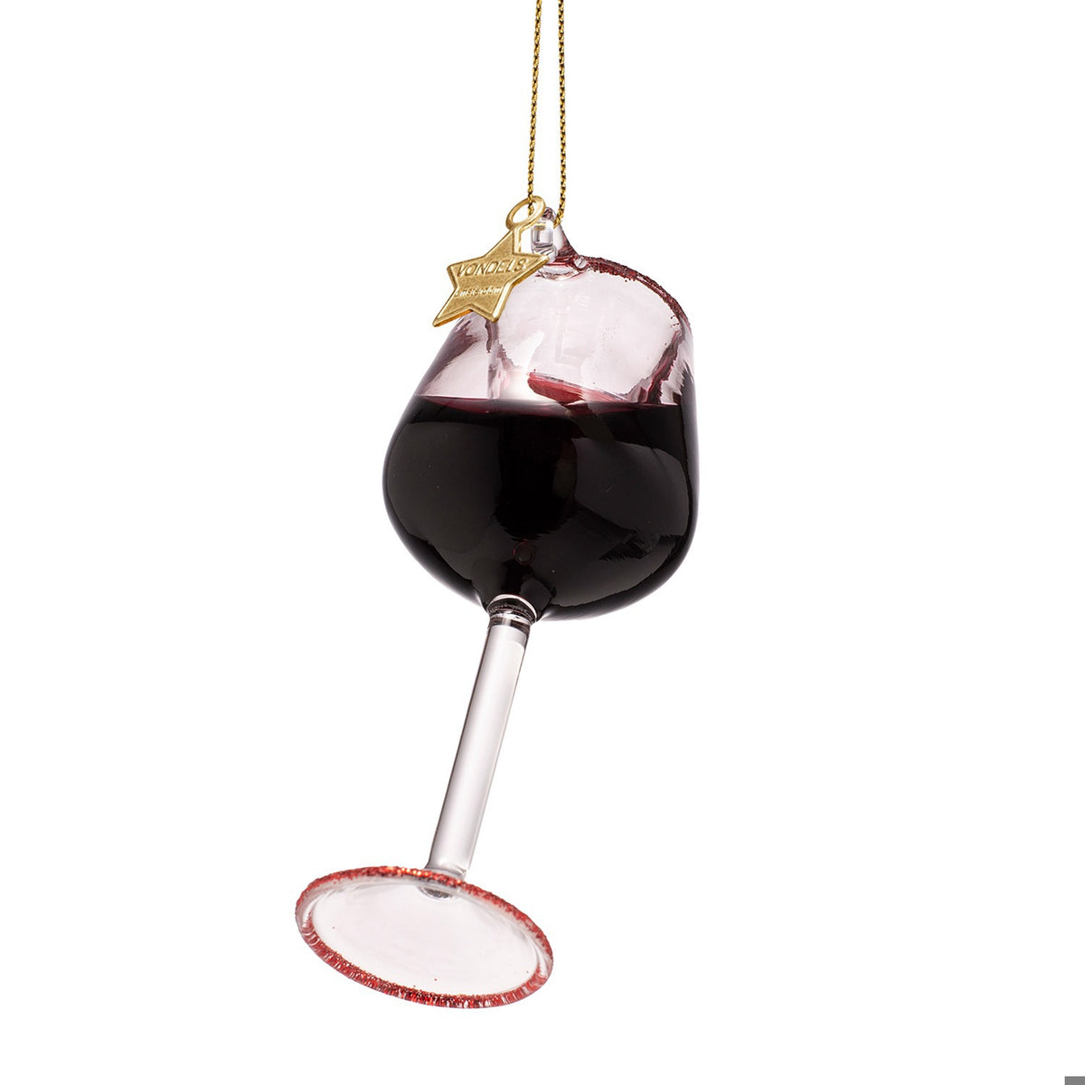 Red Wine Glass Ornament