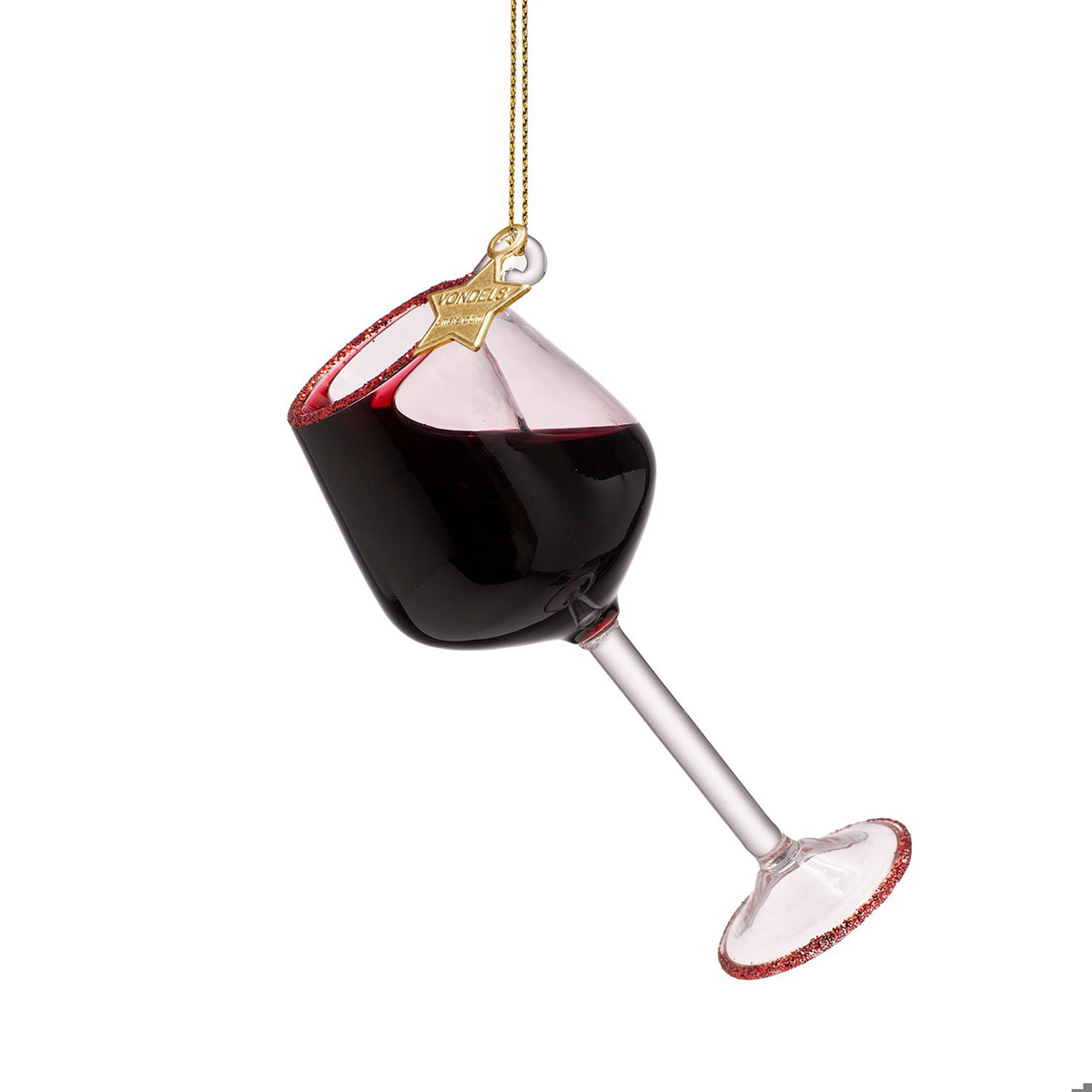 Red Wine Glass Ornament