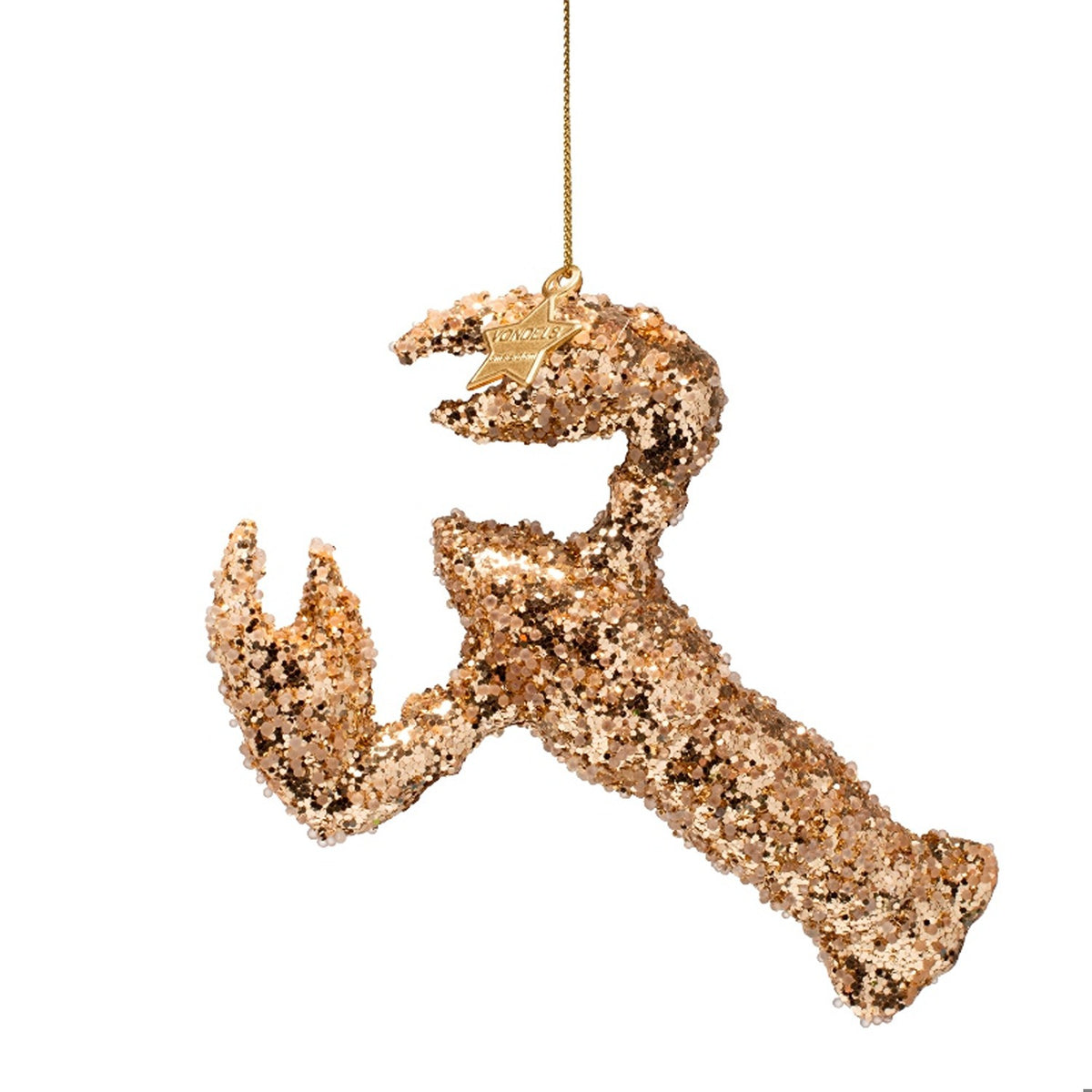 Gold Lobster Ornament