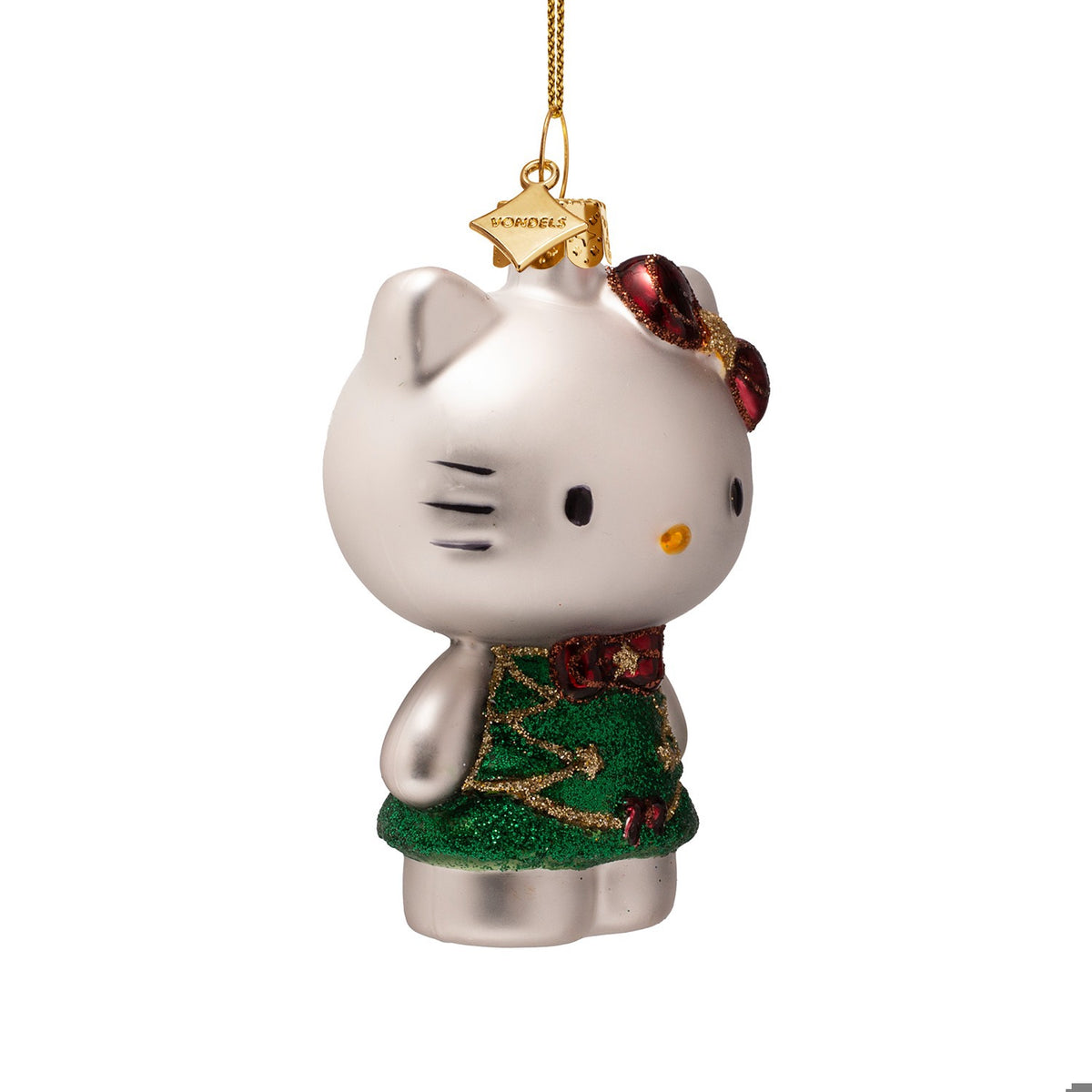 Hello Kitty With Christmas Tree Dress Ornament