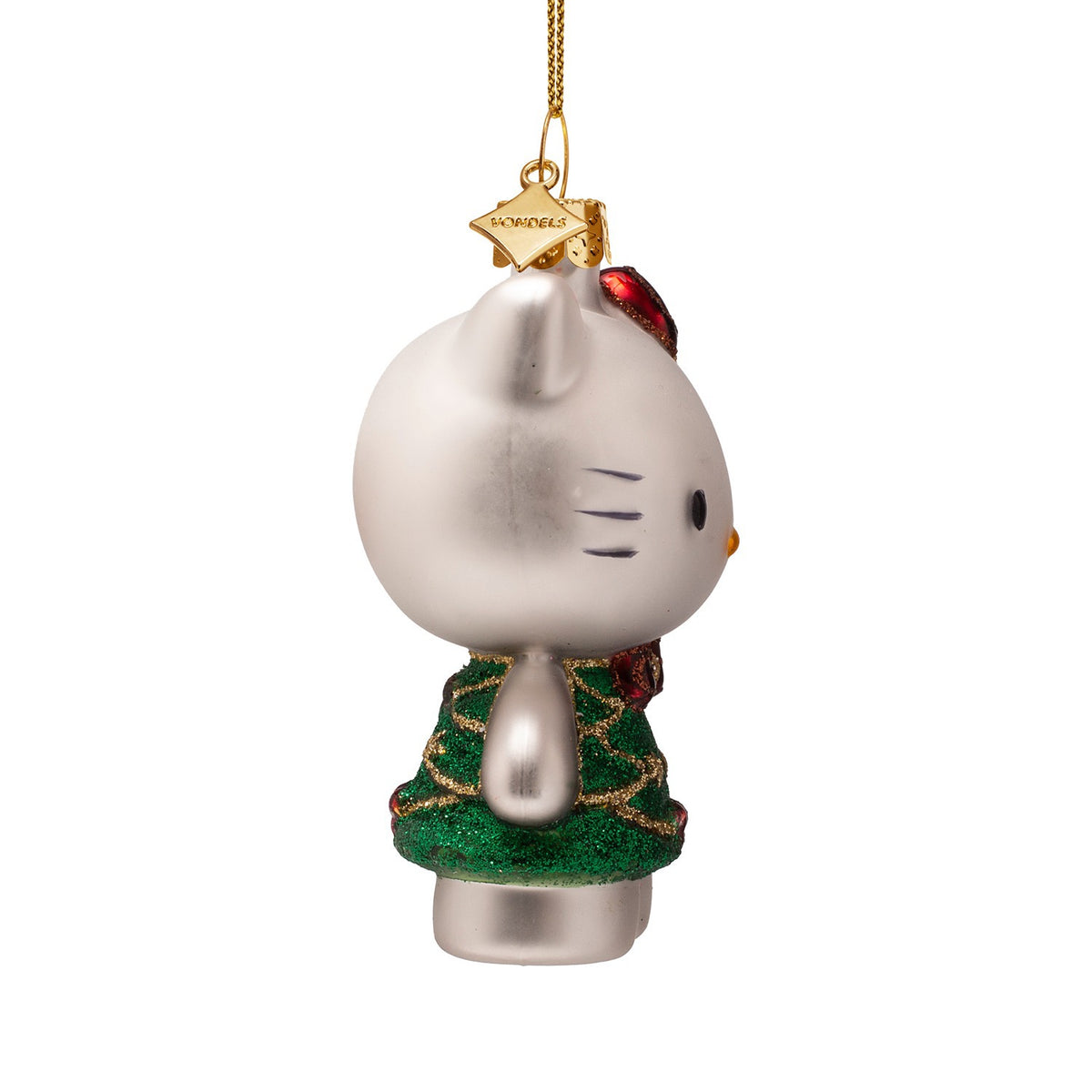 Hello Kitty With Christmas Tree Dress Ornament