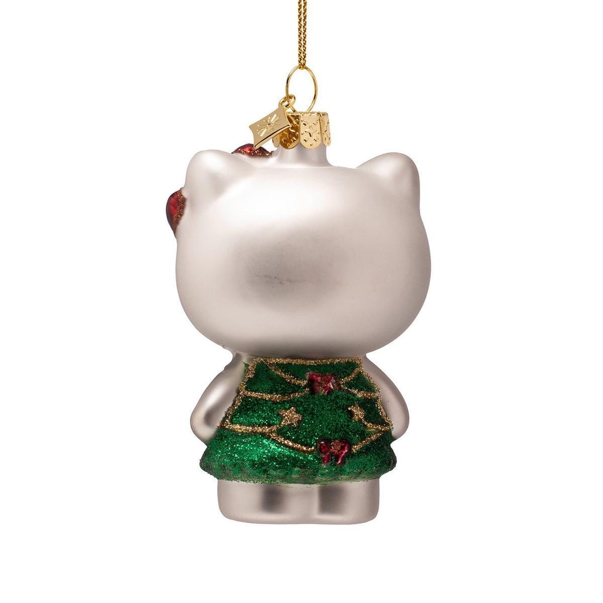 Hello Kitty With Christmas Tree Dress Ornament