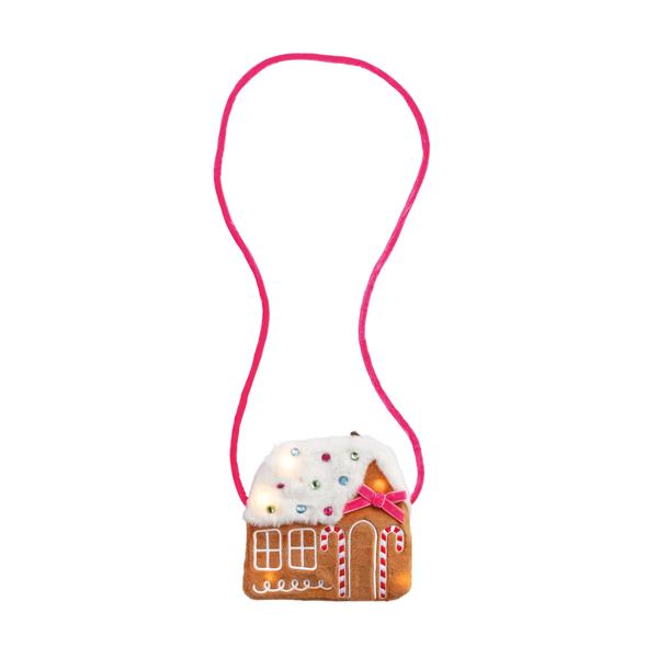 Light-Up Gingerbread House Purse
