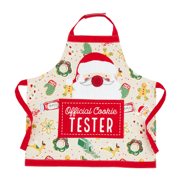 Light Up Santa Kids Christmas Apron