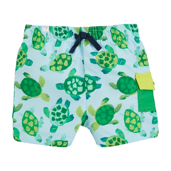 Turtle Swim Trunks - 4T-5T