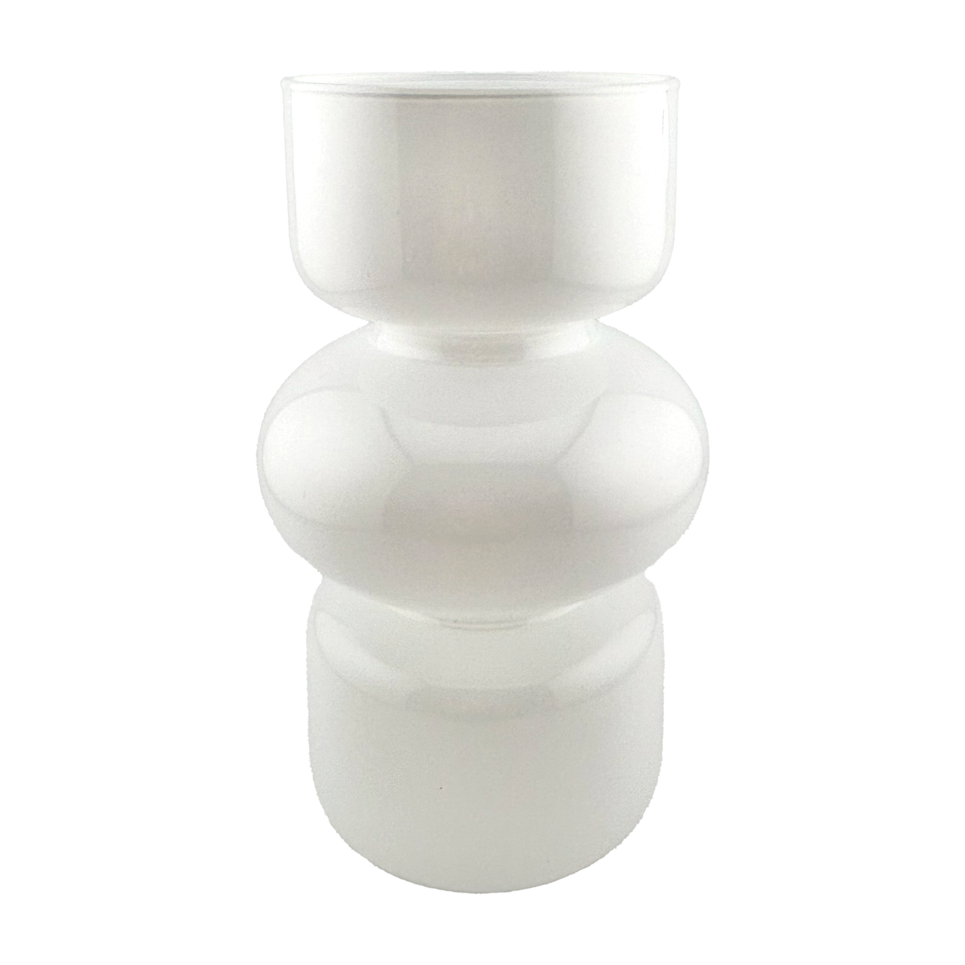Nordic Glass Vase - White
