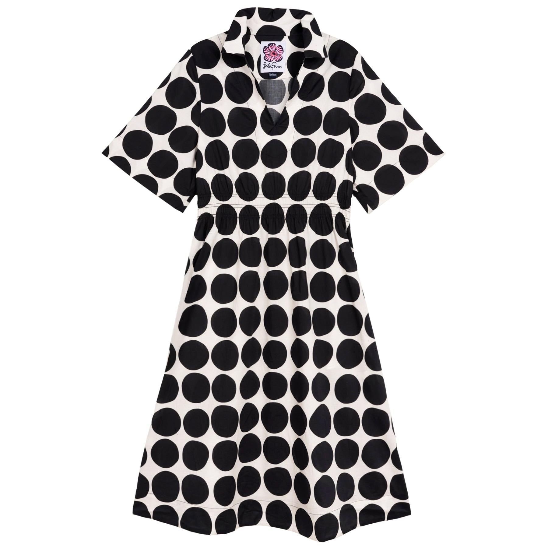 Willa Dress Black Dots