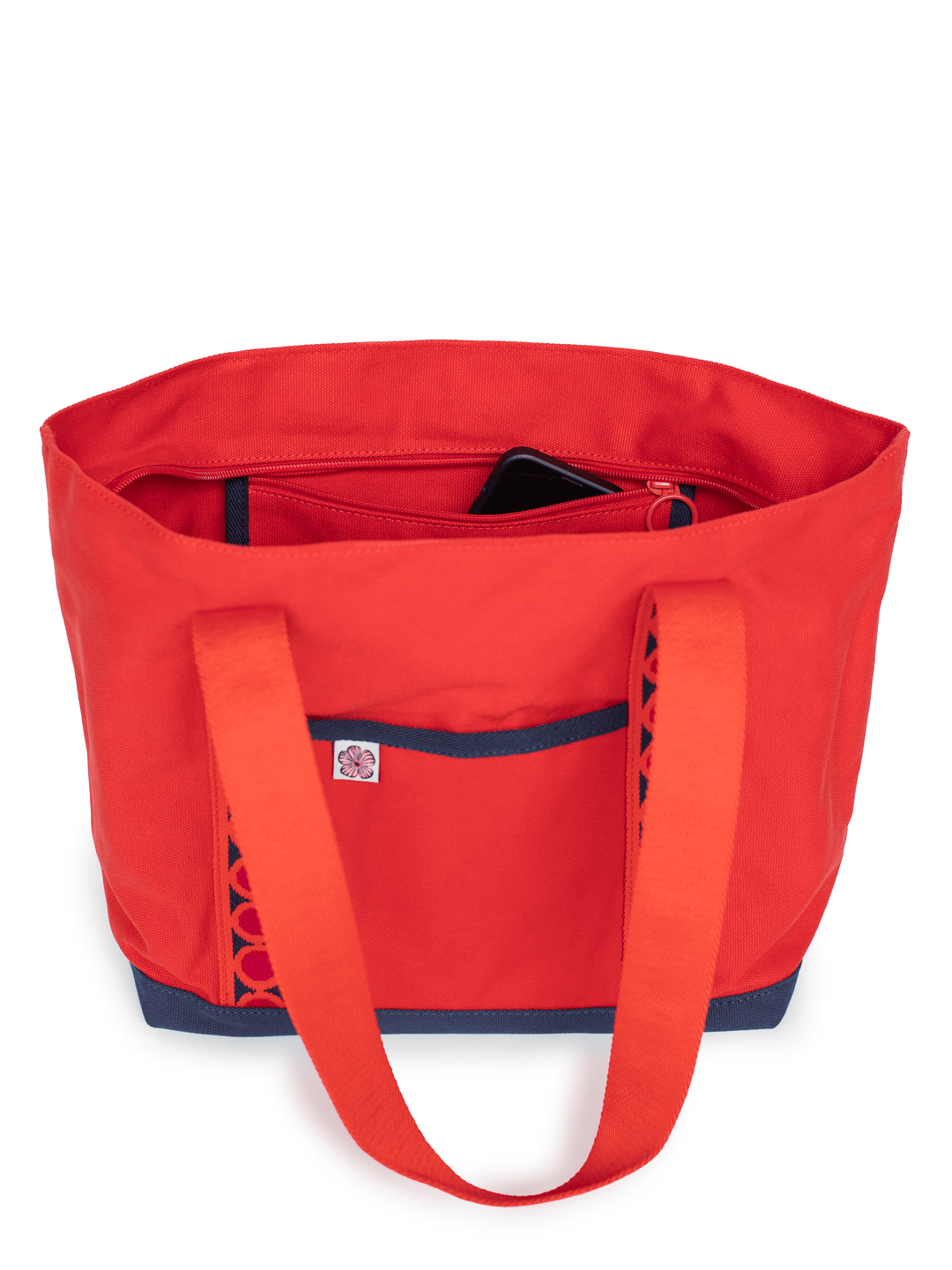 Winnie Tote - Orange Circles