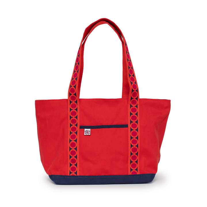 Winnie Tote - Orange Circles