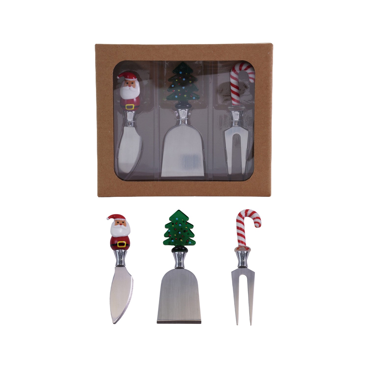 Holiday Icon Cheese Knives Boxed Set of 3