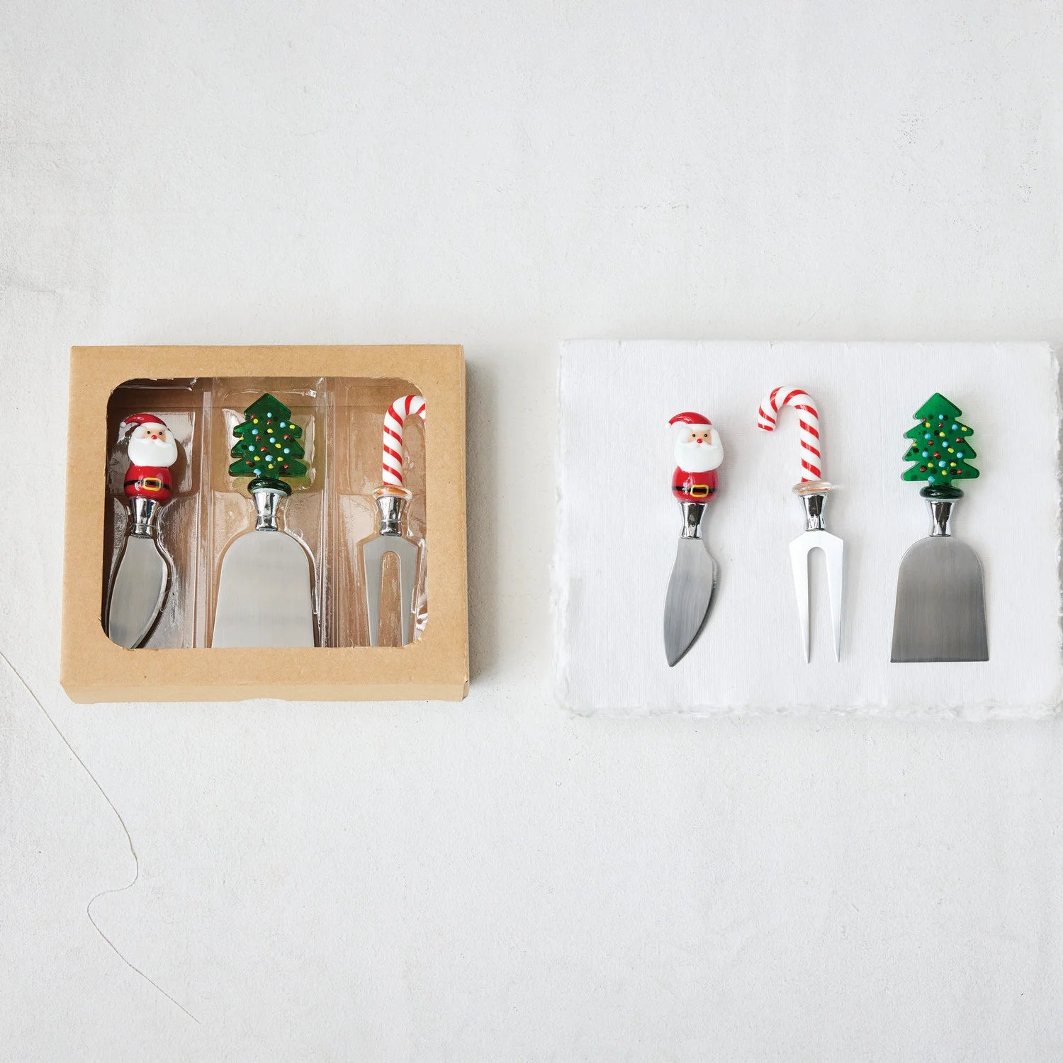 Holiday Icon Cheese Knives Boxed Set of 3