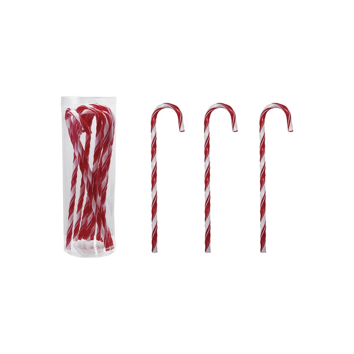 Candy Cane Drink Stirrers Set