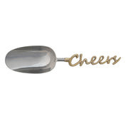Cheers Stainless Steel Scoop With Brass Handle