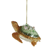 Sea Turtle With Pearls Ornament