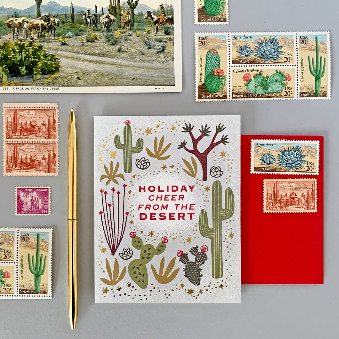 Holiday Cheer From The Desert Holiday Card