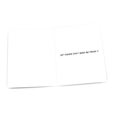 I Love You More Than Wine Love Greeting Card