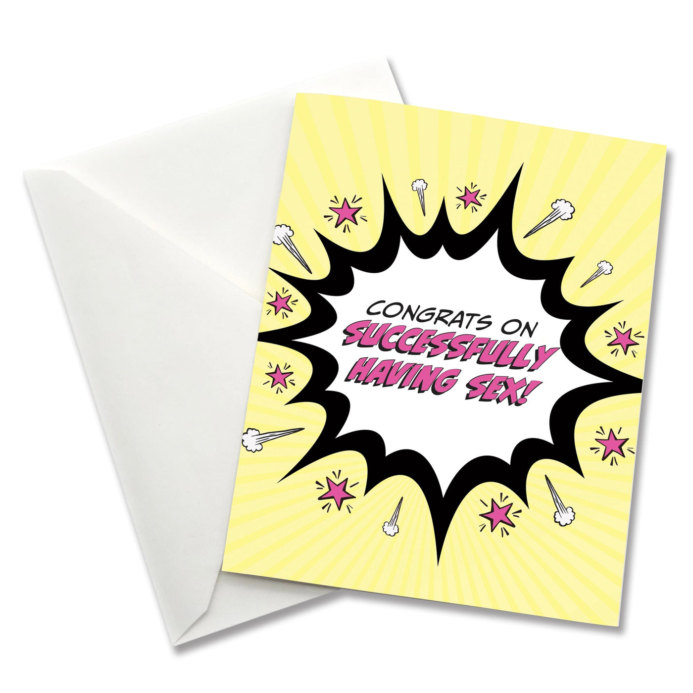 Congrats On Successfully Having Sex New Baby Greeting Card