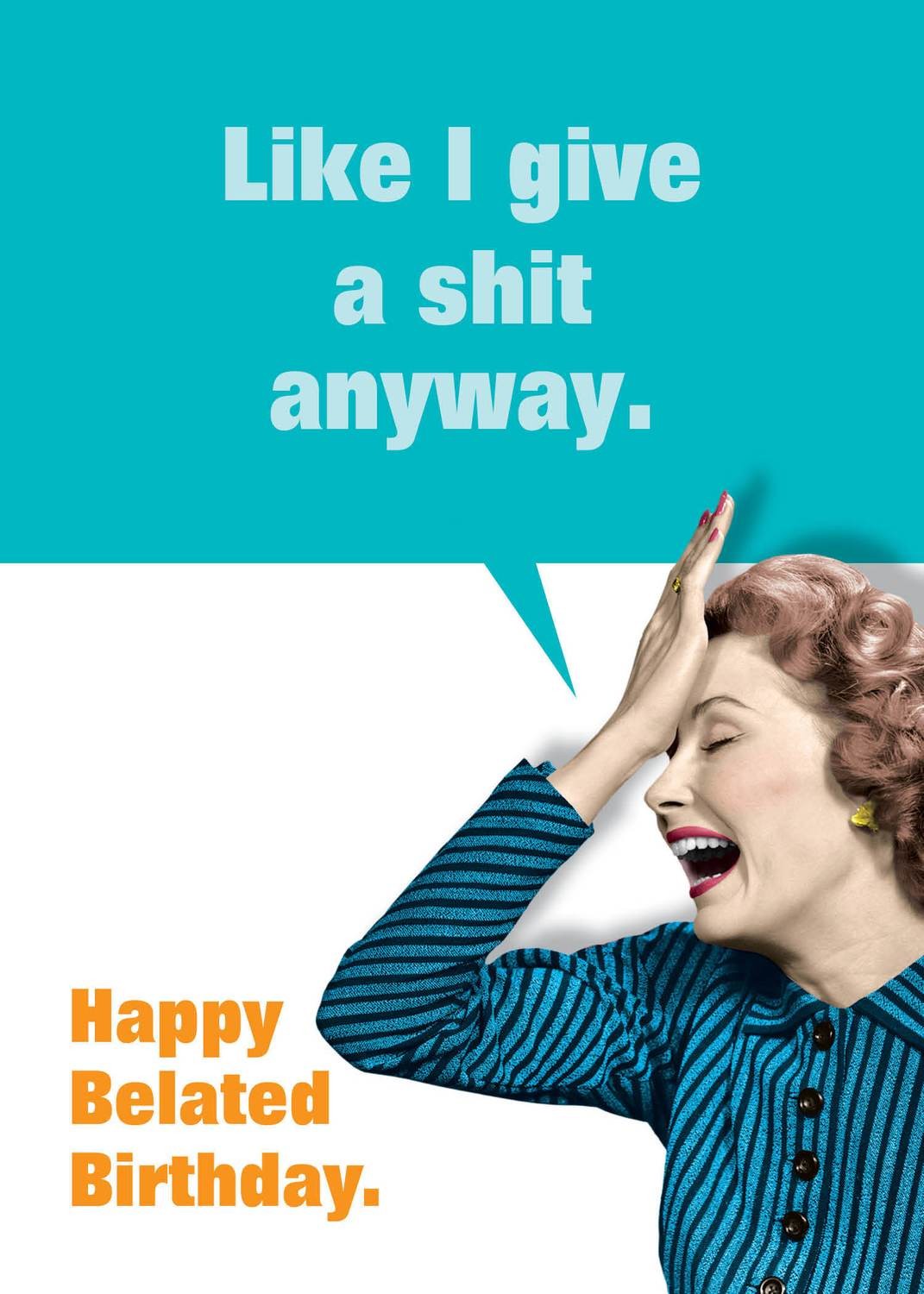 Oh Crap Birthday Card - Just Fabulous Palm Springs