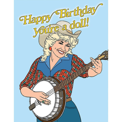 You're a Doll Birthday greeting card