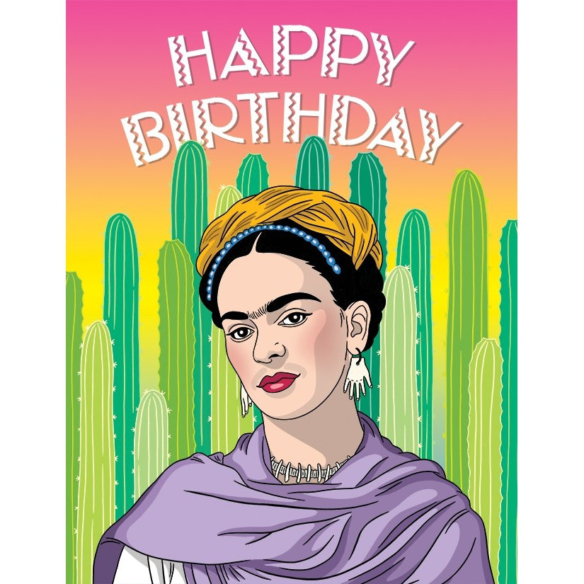 Card: Frida Cacti Happy Birthday