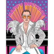 Card: Elton John Happy Birthday - Just Fabulous Palm Springs