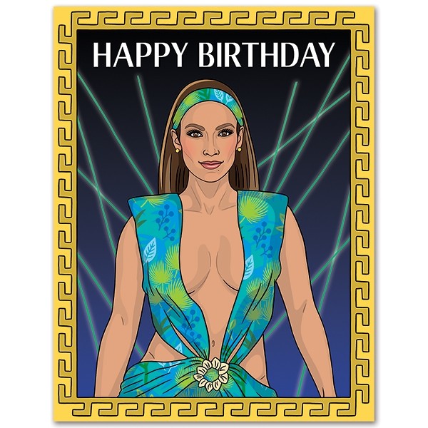 Card: J Lo Dance The Night Away Birthday