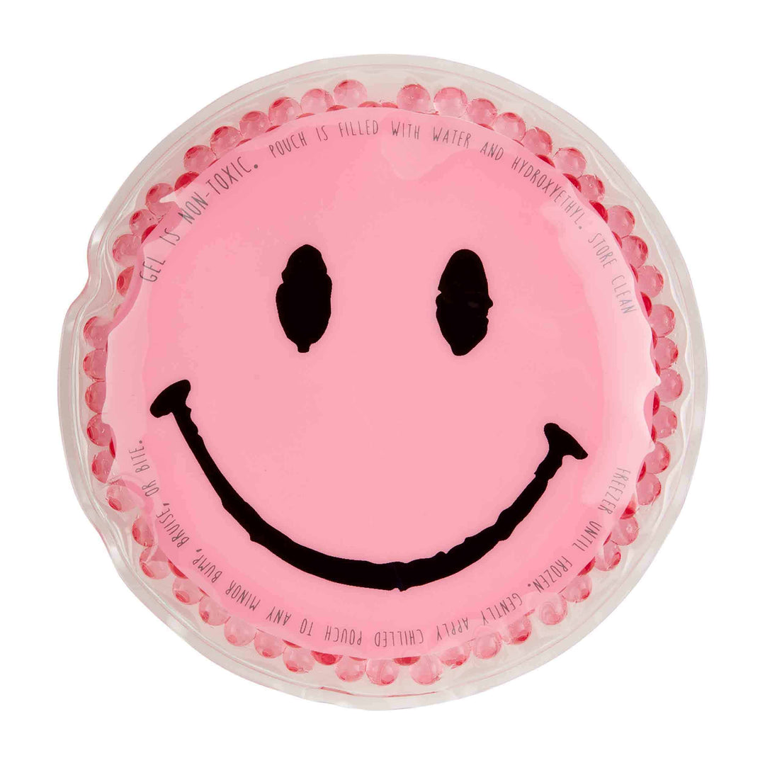 Happy/Sad Face Ouch Pouch - Pink