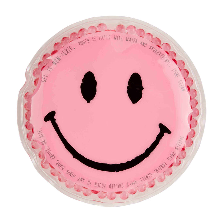 Happy/Sad Face Ouch Pouch - Pink