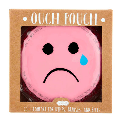 Happy/Sad Face Ouch Pouch - Pink