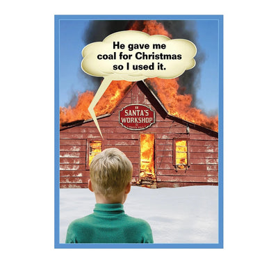Coal For Christmas Card