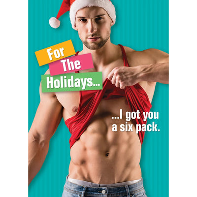 Six Pack Holiday Card