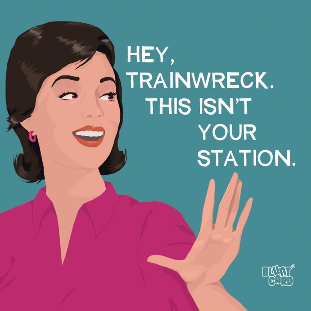 Hey Trainwreck Napkins - Just Fabulous Palm Springs