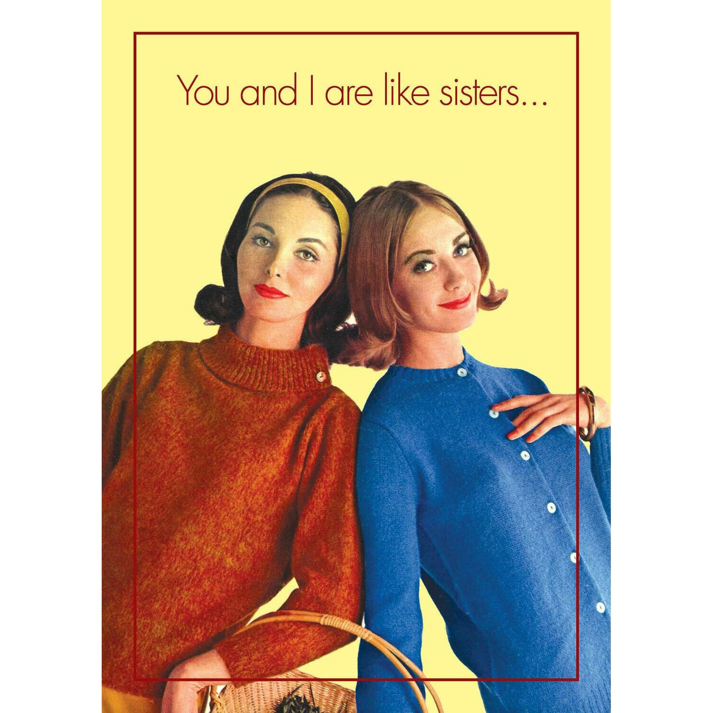 Like Sisters Greeting Card