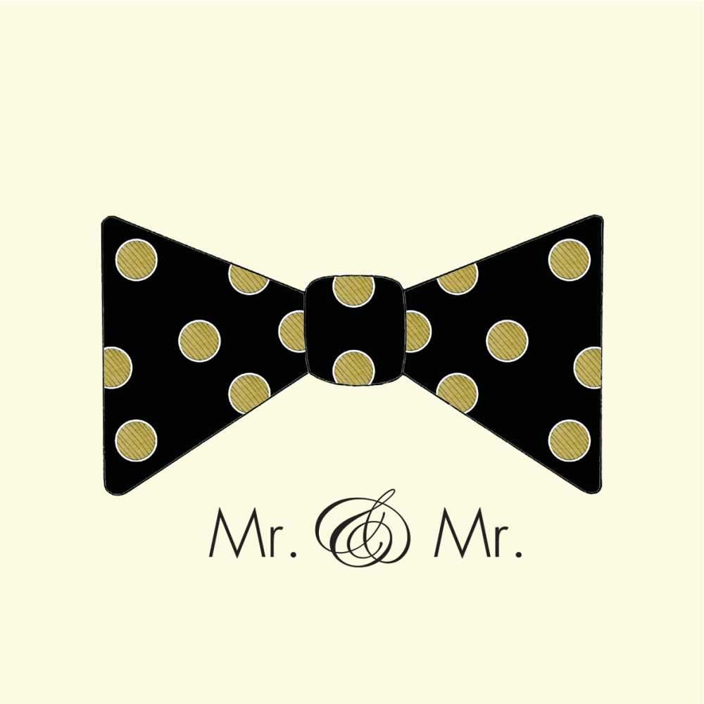 Mr. & Mr. Cocktail Napkins - Just Fabulous Palm Springs