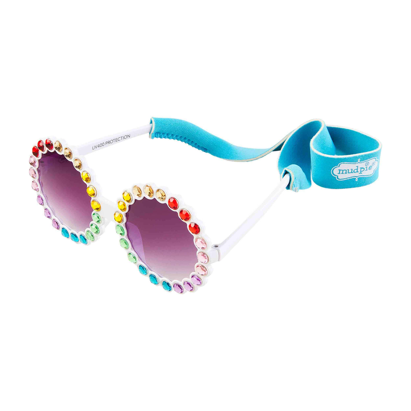 Round Toddler Sunglasses - White
