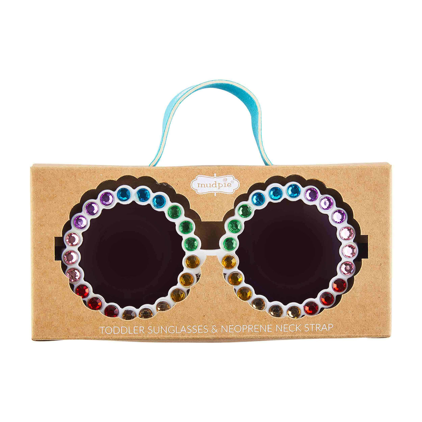 Round Toddler Sunglasses - White