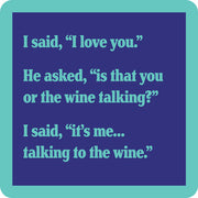 Wine Talking Coaster - Just Fabulous Palm Springs