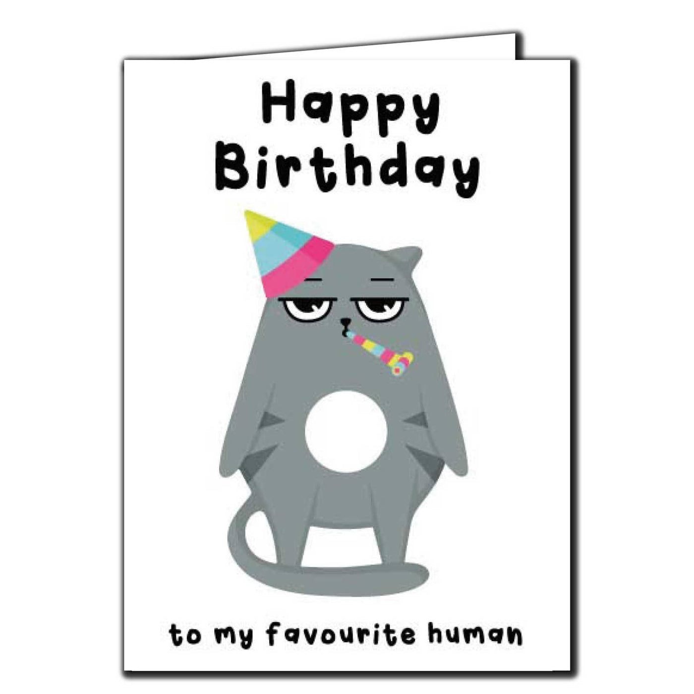 Happy Birthday To My Favourite Human Birthday Card