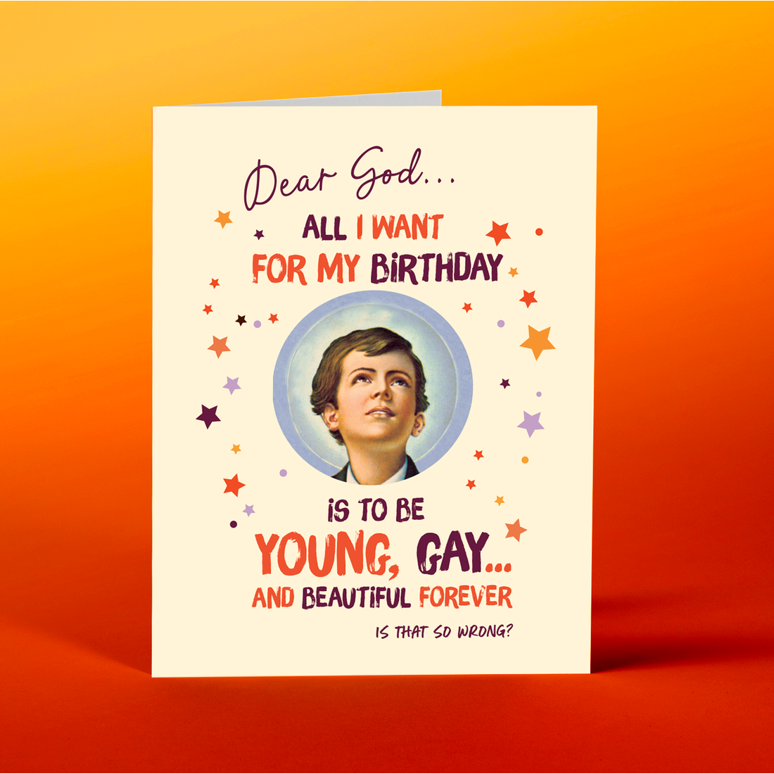 Gay Forever Birthday Card - Just Fabulous Palm Springs