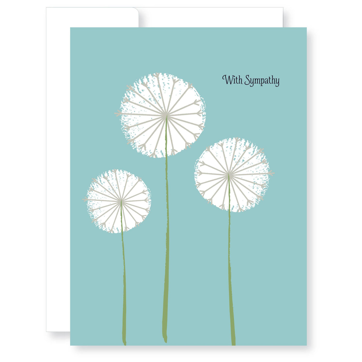 Dandelion Sympathy Greeting Card