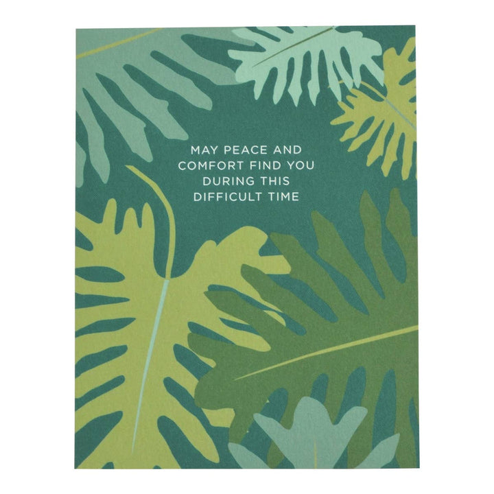 Botanical Sympathy Greeting Card