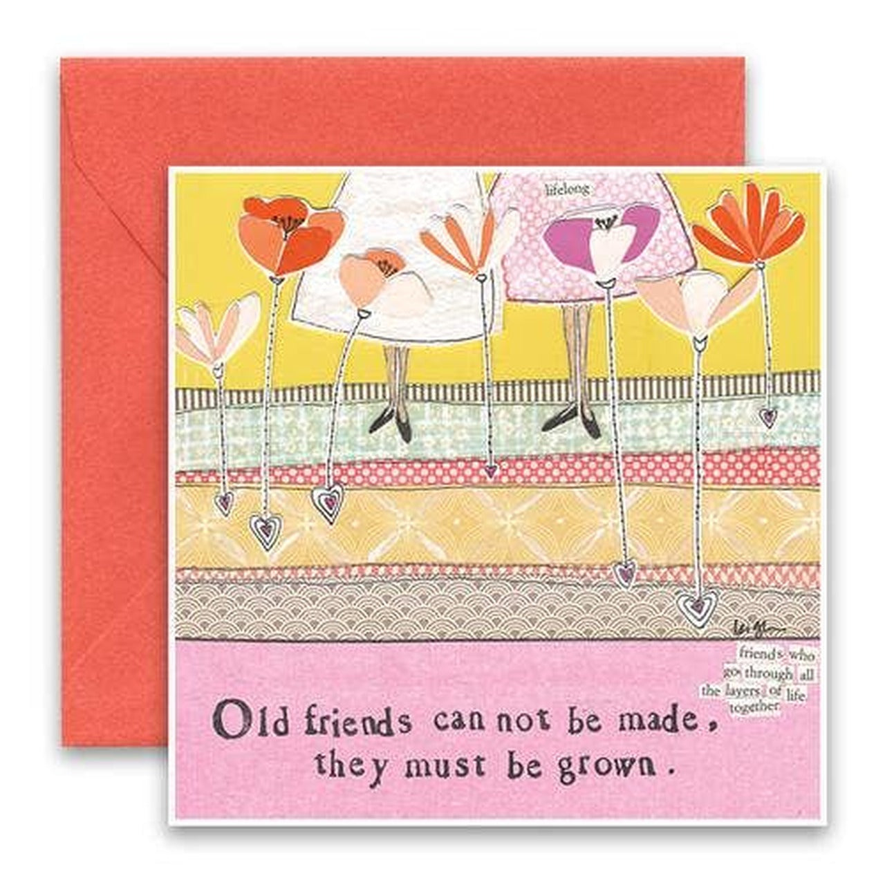 Old Friends greeting card