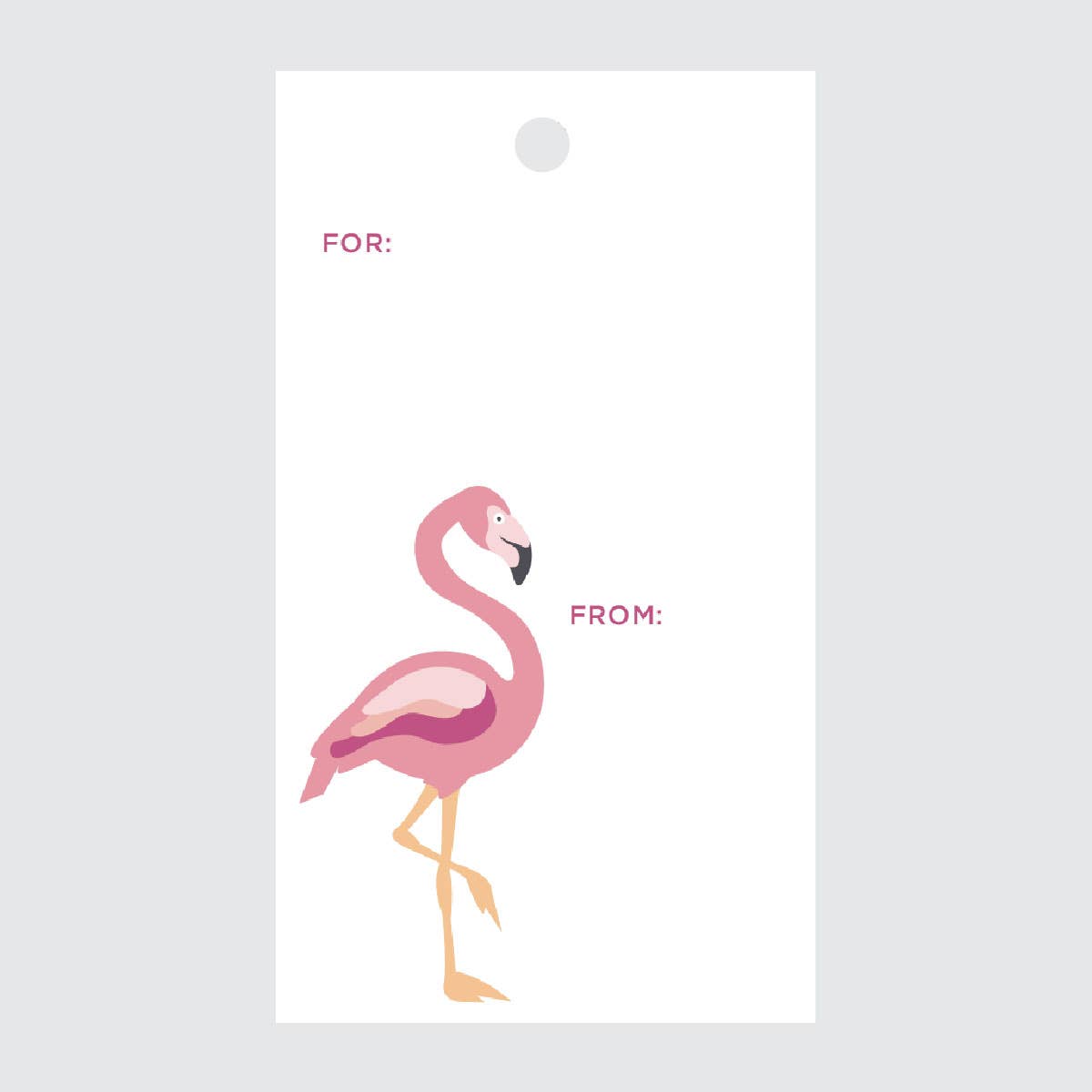 Flamingos Gift Tags
